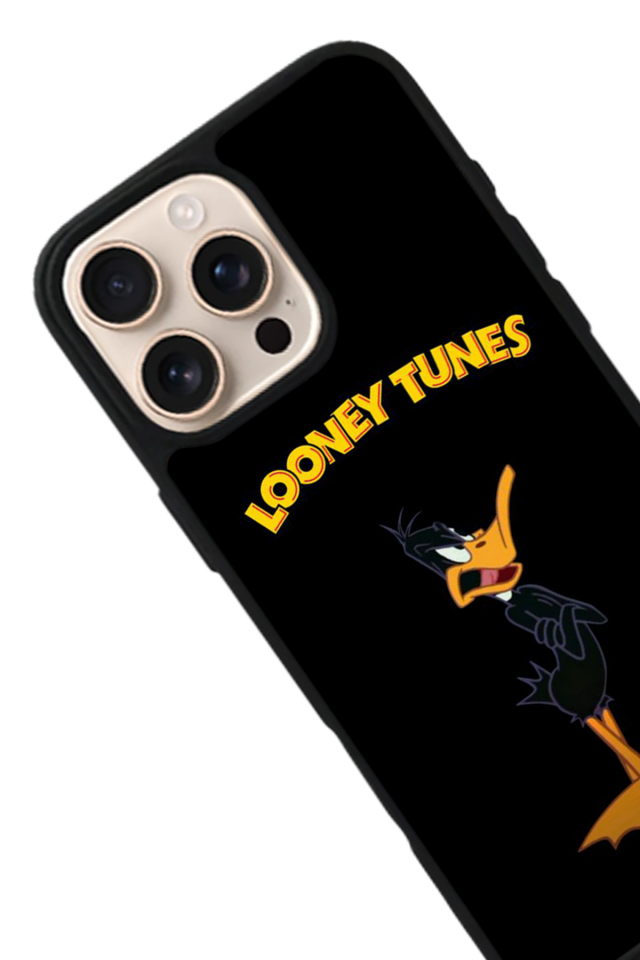 iPhone 16 Pro Max Uyumlu Daffy duck Tasarımlı Glossy Premium Kılıf