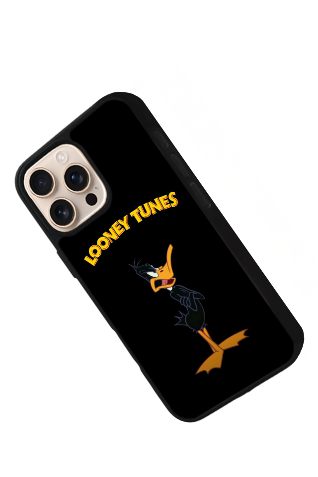 iPhone 16 Pro Max Uyumlu Daffy duck Tasarımlı Glossy Premium Kılıf