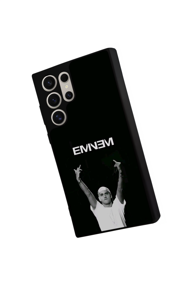 Samsung Galaxy S24 Ultra Uyumlu Eminem Tasarımlı Glossy Premium Kılıf
