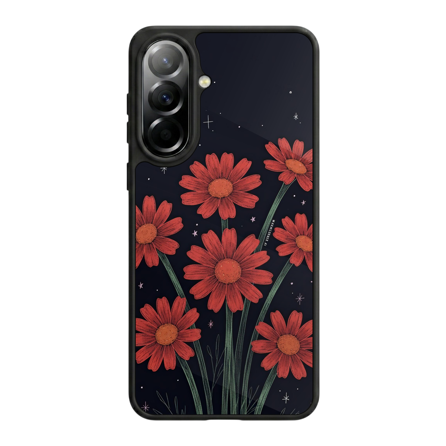 Samsung Galaxy A37 Uyumlu Floral Tasarımlı Glossy Premium Kılıf