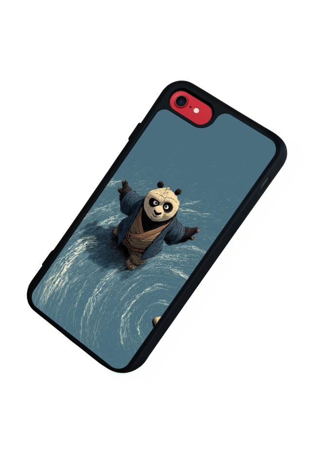 iPhone 8 Uyumlu Kung Fu Panda Tasarımlı Glossy Premium Kılıf