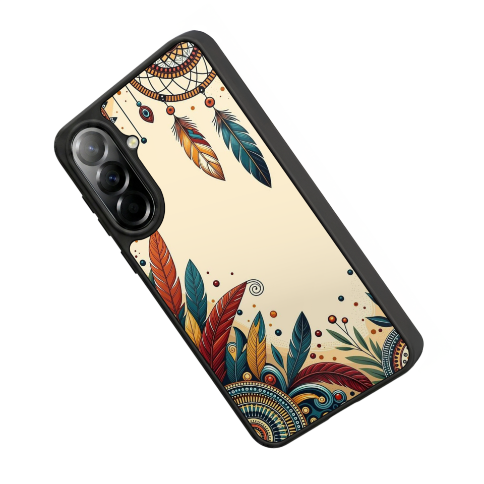 Samsung Galaxy A57 Uyumlu Mandala Tasarımlı Glossy Premium Kılıf