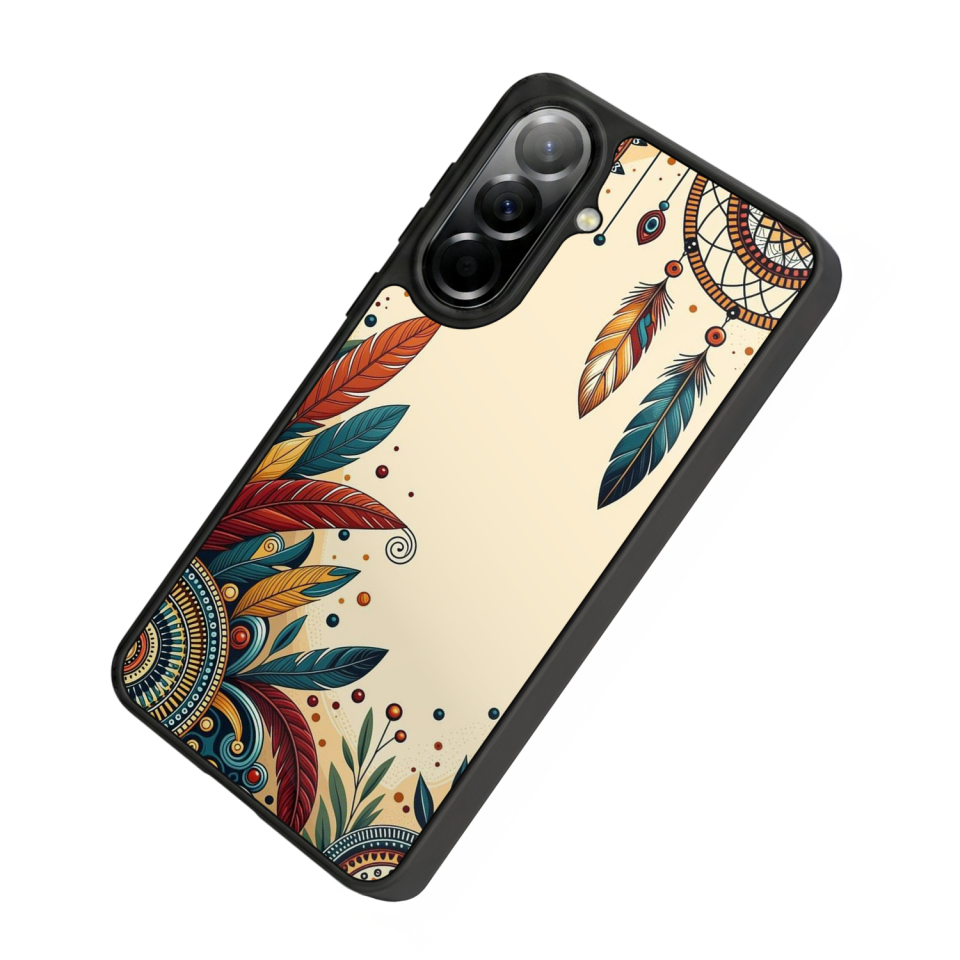 Samsung Galaxy A57 Uyumlu Mandala Tasarımlı Glossy Premium Kılıf