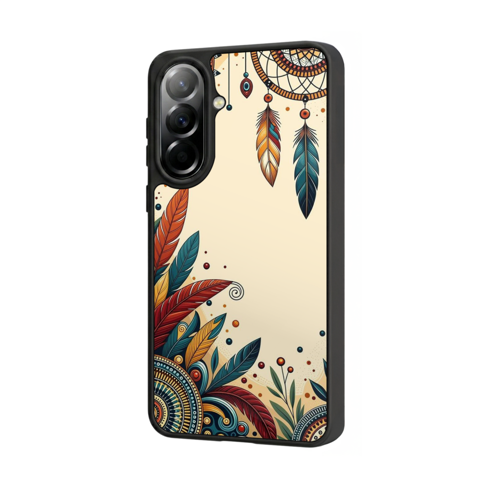 Samsung Galaxy A57 Uyumlu Mandala Tasarımlı Glossy Premium Kılıf