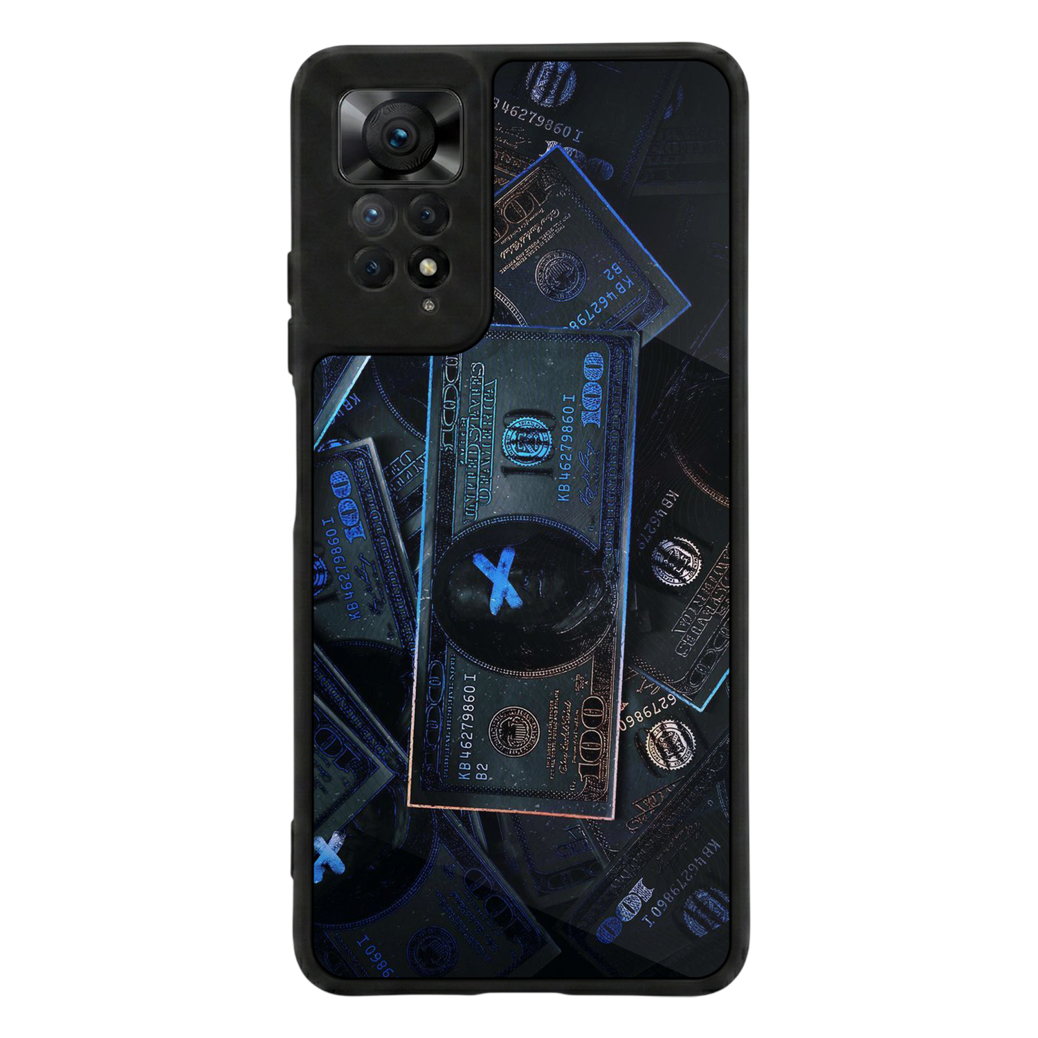 Xiaomi Redmi Note 11 Pro Uyumlu Para Tasarımlı Glossy Premium Kılıf