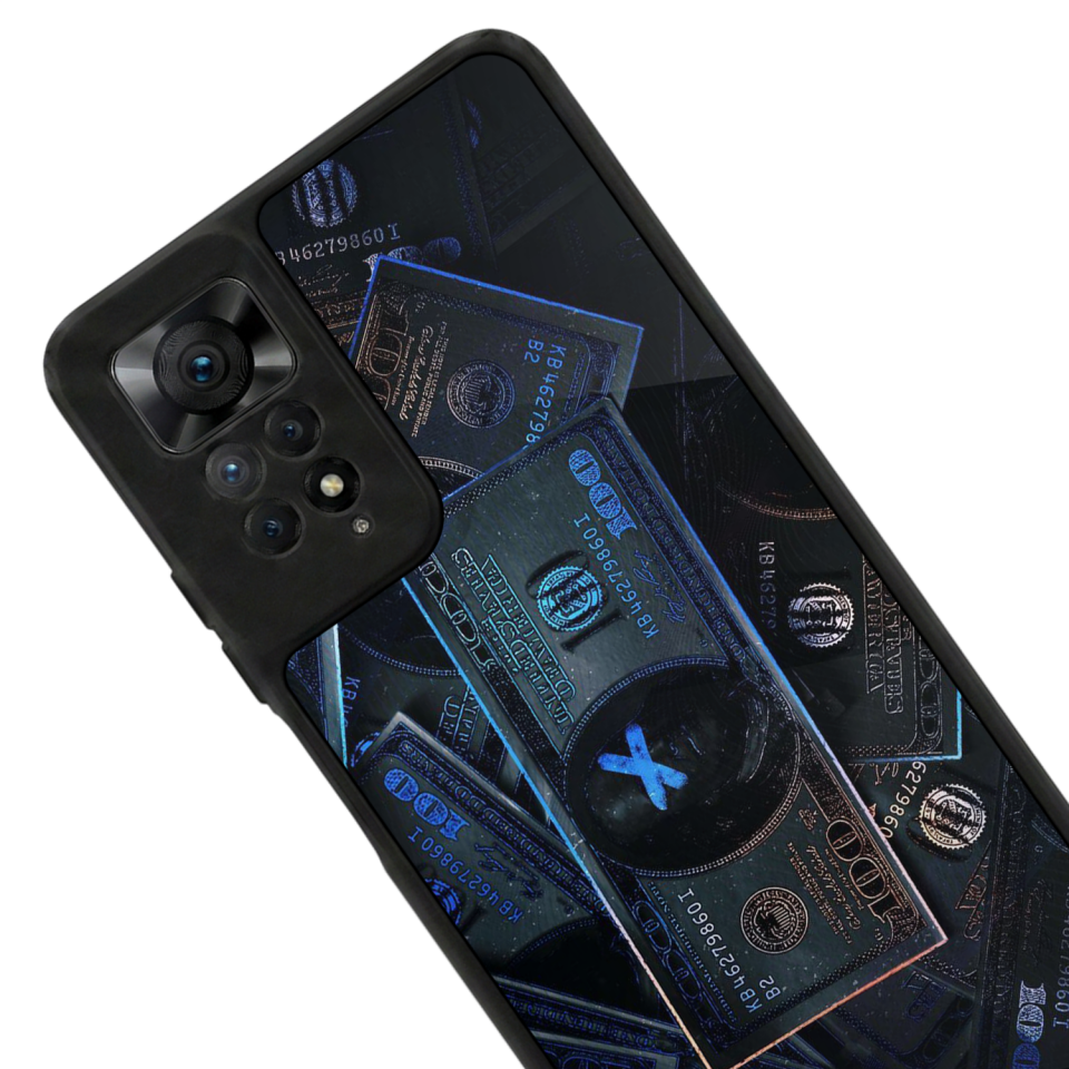 Xiaomi Redmi Note 11 Pro Uyumlu Para Tasarımlı Glossy Premium Kılıf
