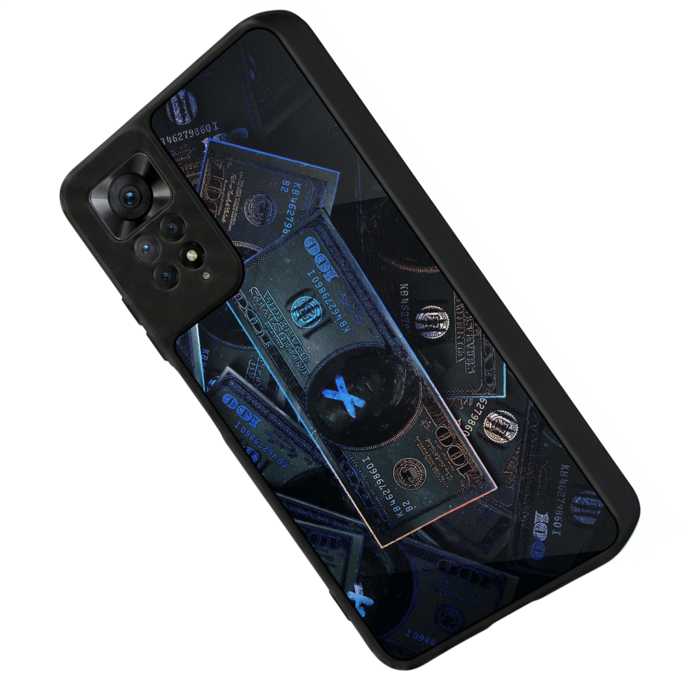 Xiaomi Redmi Note 11 Pro Uyumlu Para Tasarımlı Glossy Premium Kılıf