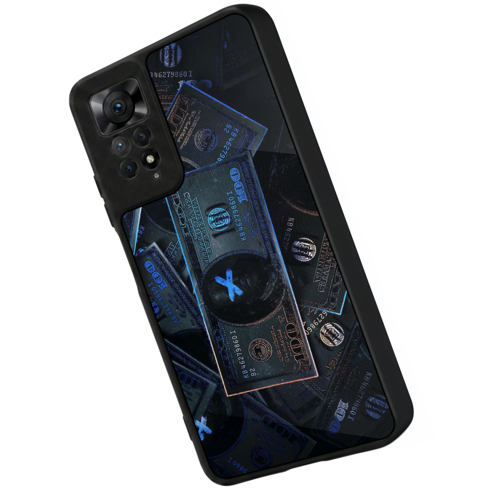 Xiaomi Redmi Note 11 Pro Uyumlu Para Tasarımlı Glossy Premium Kılıf