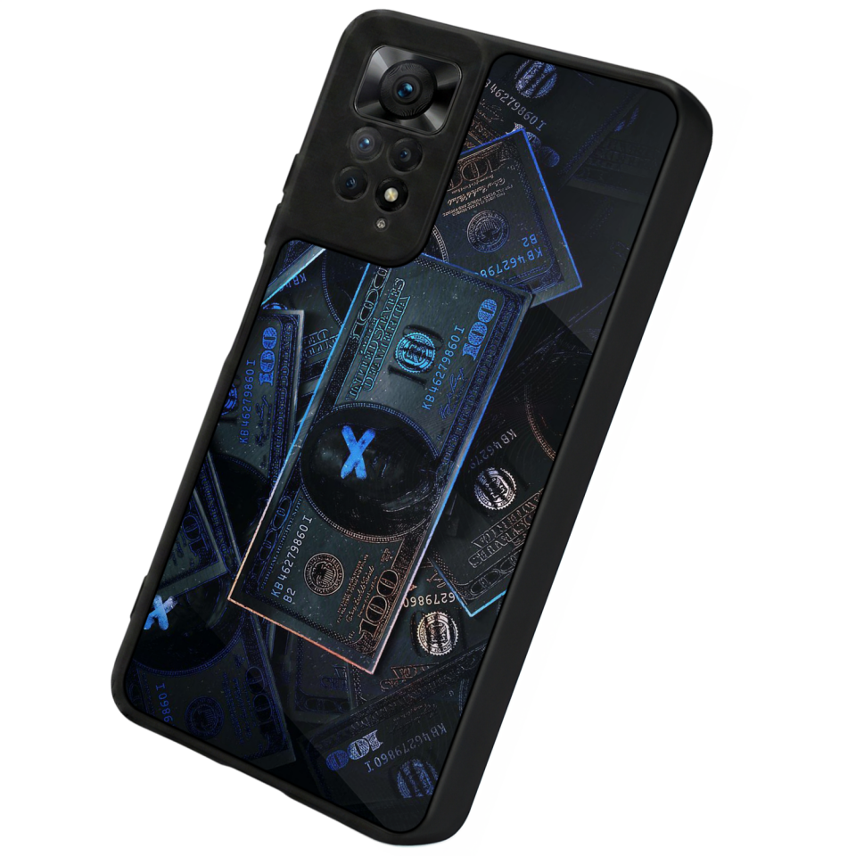 Xiaomi Redmi Note 11 Pro Uyumlu Para Tasarımlı Glossy Premium Kılıf
