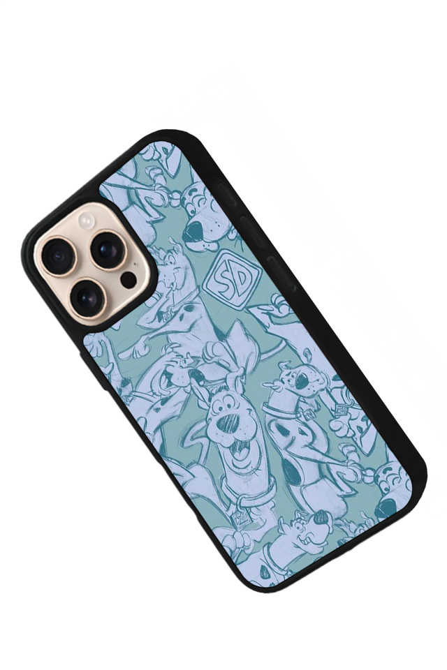 iPhone 15 Pro Max Uyumlu Scooby Doo Tasarımlı Glossy Premium Kılıf