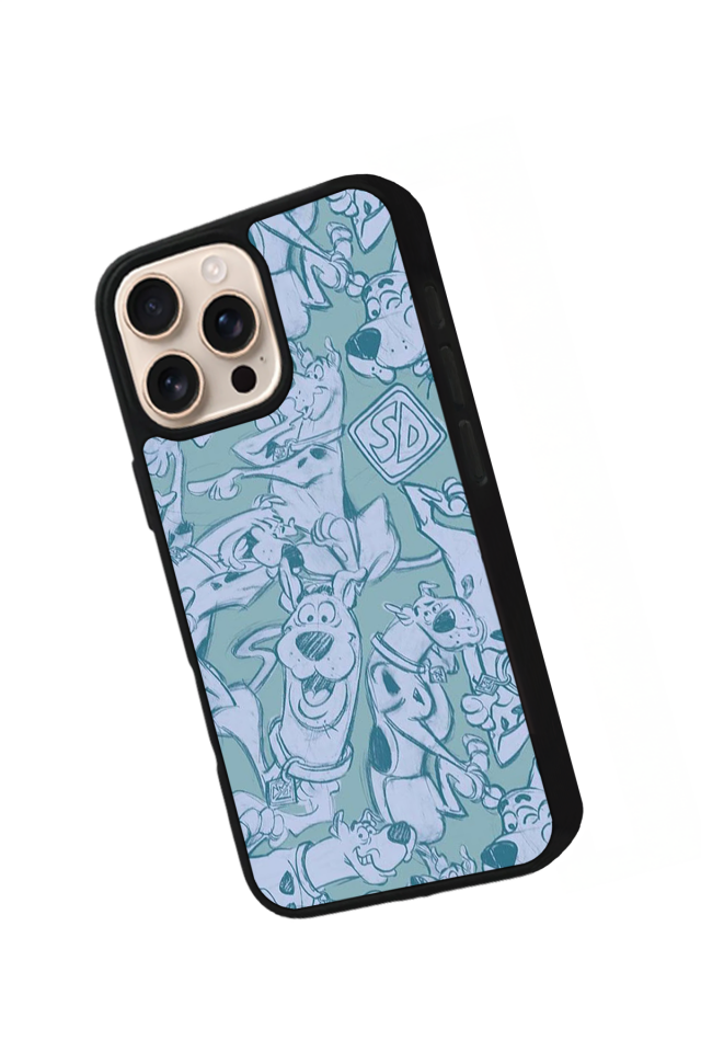 iPhone 15 Pro Max Uyumlu Scooby Doo Tasarımlı Glossy Premium Kılıf