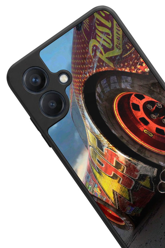 Samsung Galaxy A07 Uyumlu Şimsek McQueen Tasarımlı Glossy Premium Kılıf