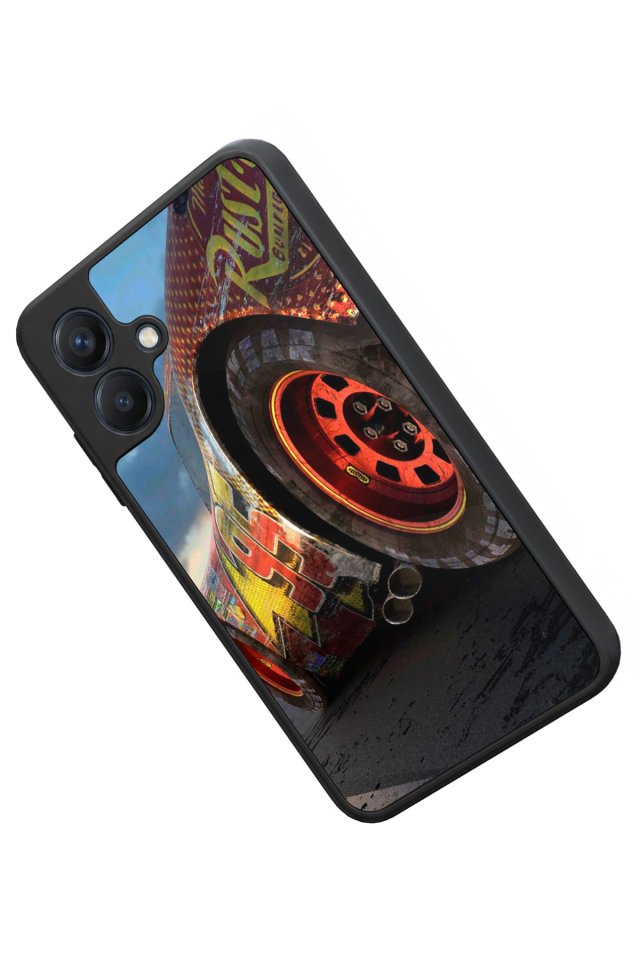 Samsung Galaxy A07 Uyumlu Şimsek McQueen Tasarımlı Glossy Premium Kılıf
