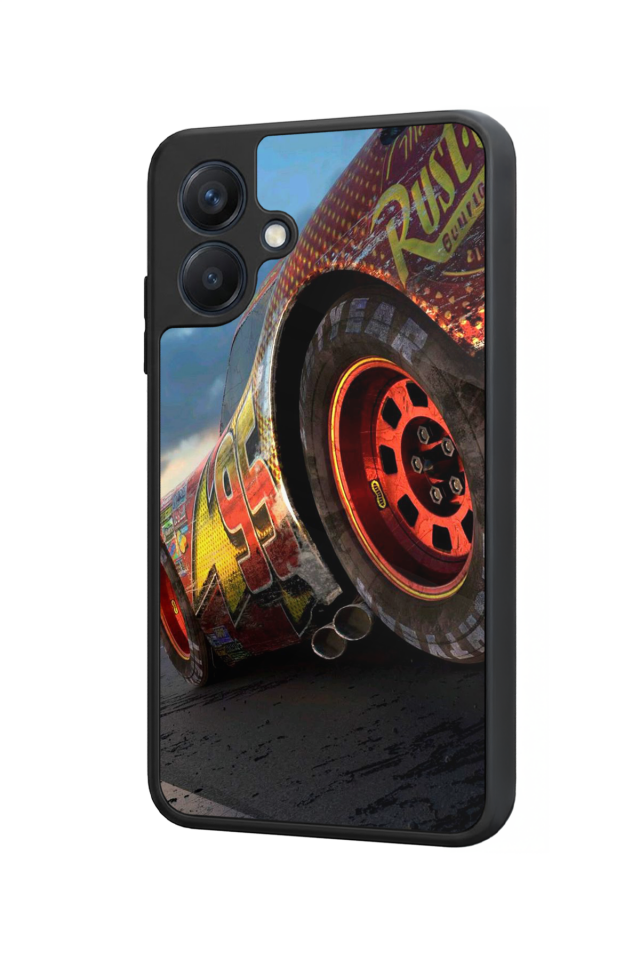 Samsung Galaxy A07 Uyumlu Şimsek McQueen Tasarımlı Glossy Premium Kılıf