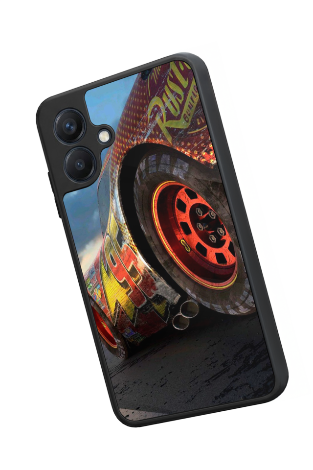 Samsung Galaxy A07 Uyumlu Şimsek McQueen Tasarımlı Glossy Premium Kılıf