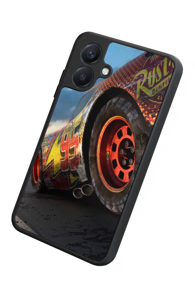 Samsung Galaxy A07 Uyumlu Şimsek McQueen Tasarımlı Glossy Premium Kılıf