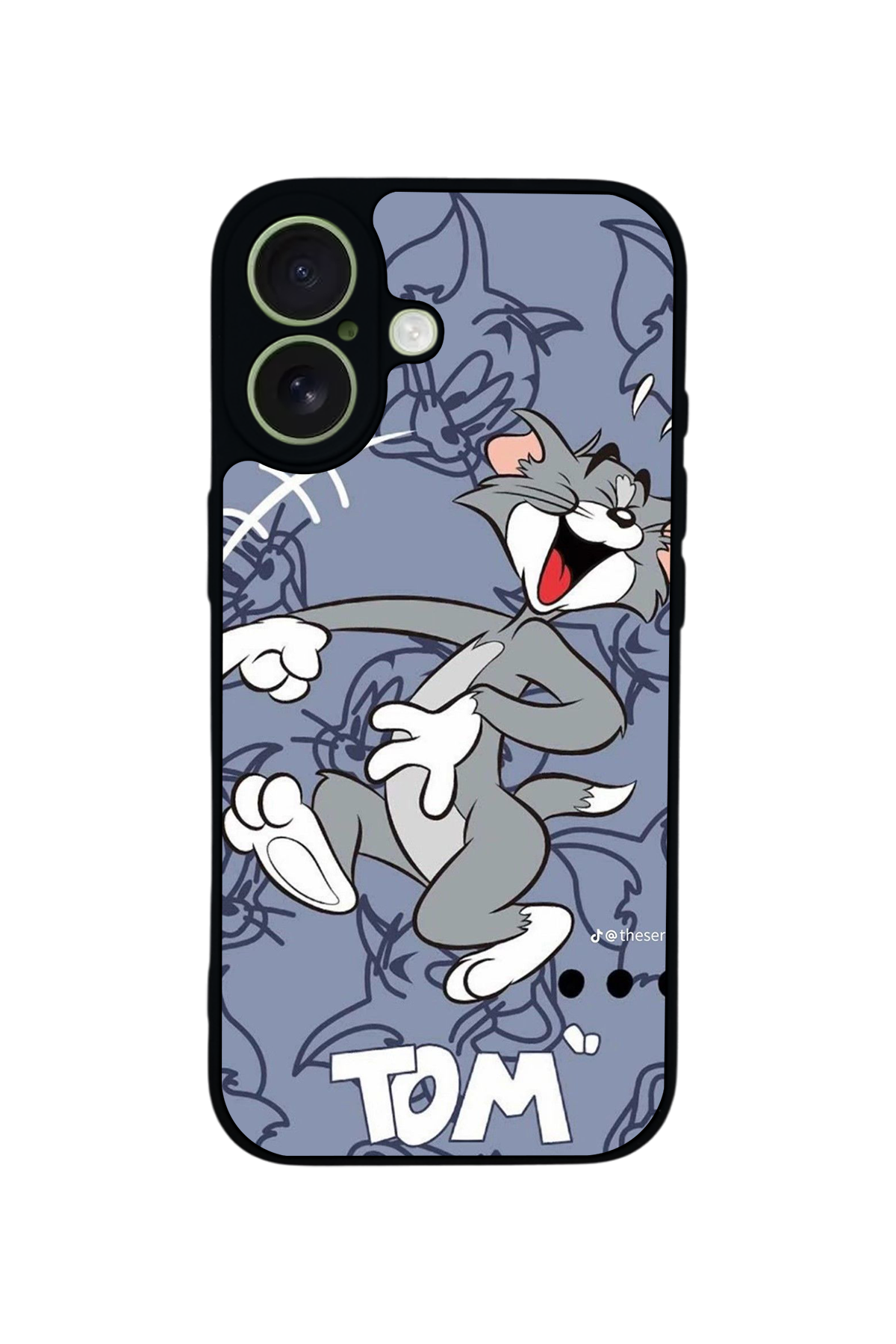 iPhone 17 Uyumlu Tom And Jerry Tasarımlı Glossy Premium Kılıf