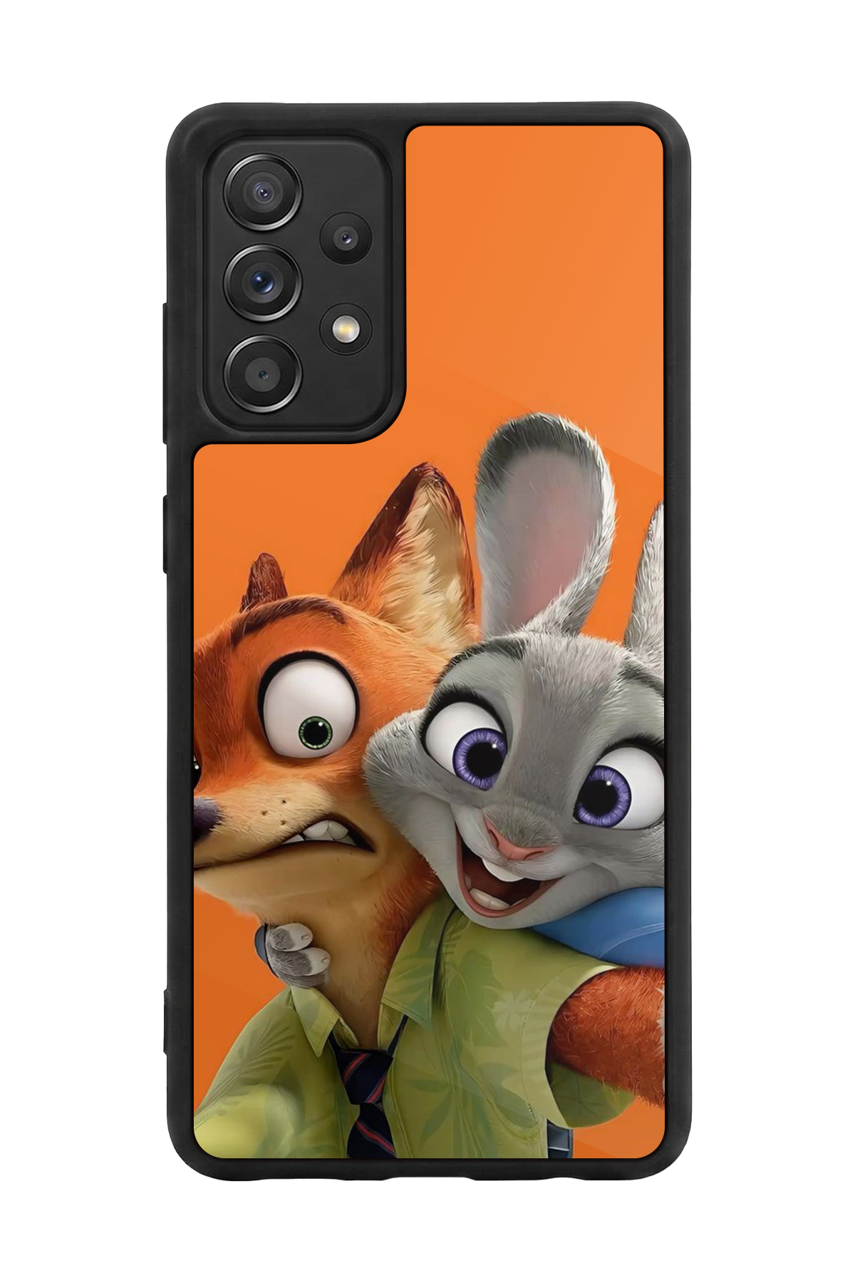 Samsung Galaxy A72 Uyumlu Zootropolis Tasarımlı Glossy Premium Kılıf