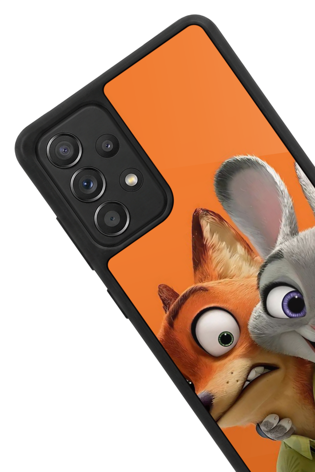 Samsung Galaxy A72 Uyumlu Zootropolis Tasarımlı Glossy Premium Kılıf