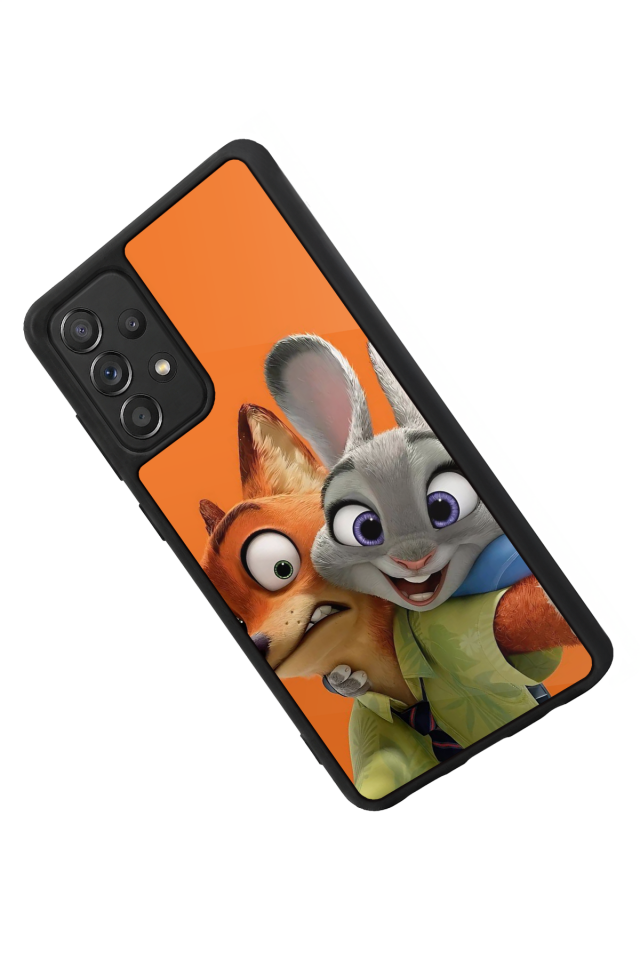 Samsung Galaxy A72 Uyumlu Zootropolis Tasarımlı Glossy Premium Kılıf