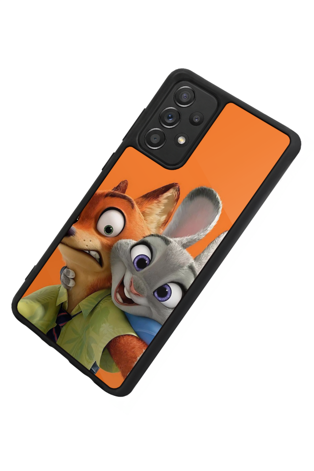 Samsung Galaxy A72 Uyumlu Zootropolis Tasarımlı Glossy Premium Kılıf