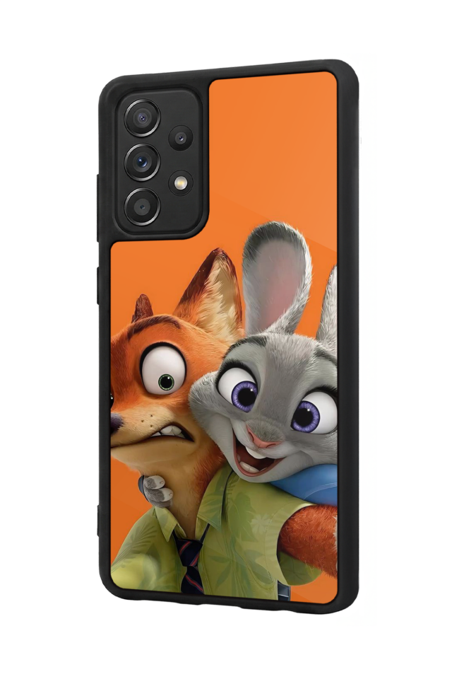 Samsung Galaxy A72 Uyumlu Zootropolis Tasarımlı Glossy Premium Kılıf