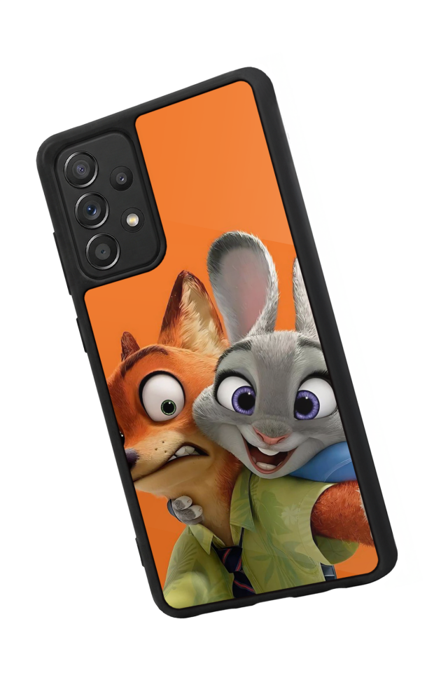 Samsung Galaxy A72 Uyumlu Zootropolis Tasarımlı Glossy Premium Kılıf