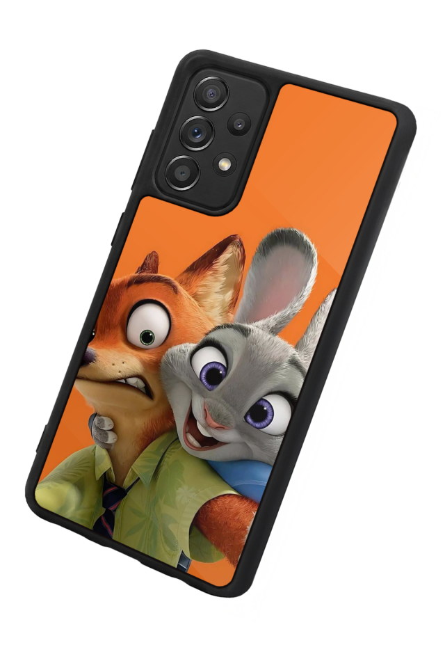 Samsung Galaxy A72 Uyumlu Zootropolis Tasarımlı Glossy Premium Kılıf