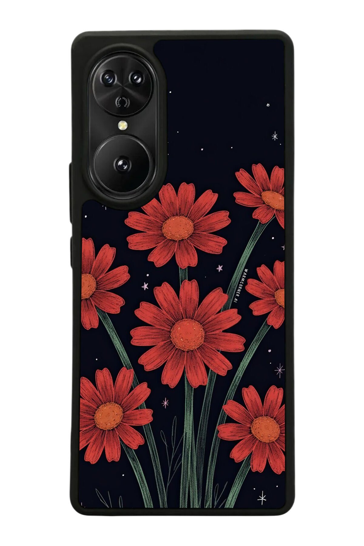 Reeder S19 Max Pro S EDGE Uyumlu Floral Tasarımlı Glossy Premium Kılıf