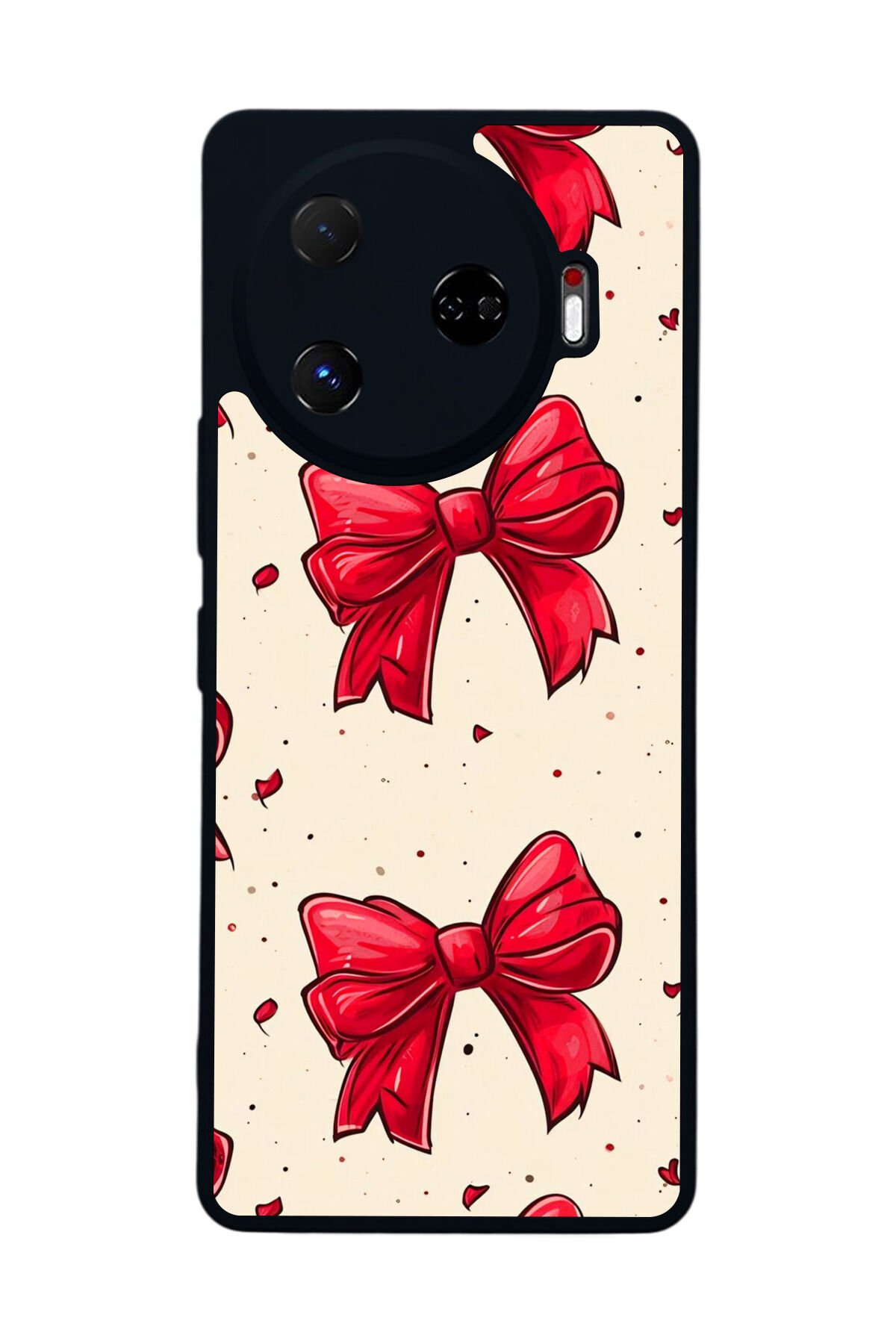 Tecno Camon 30 Pro Uyumlu Kurdele Tasarımlı Glossy Premium Kılıf