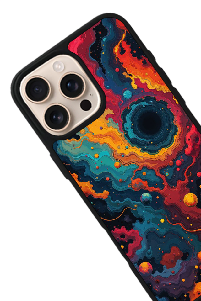 iPhone 14 Pro Uyumlu Abstract Tasarımlı Glossy Premium Kılıf