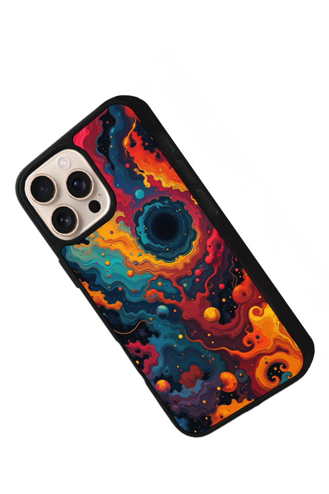 iPhone 14 Pro Uyumlu Abstract Tasarımlı Glossy Premium Kılıf