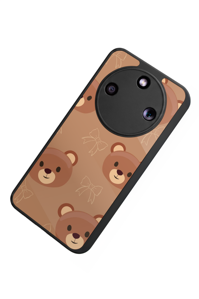 Honor Magic 8 Lite Uyumlu Ayı Tasarımlı Glossy Premium Kılıf