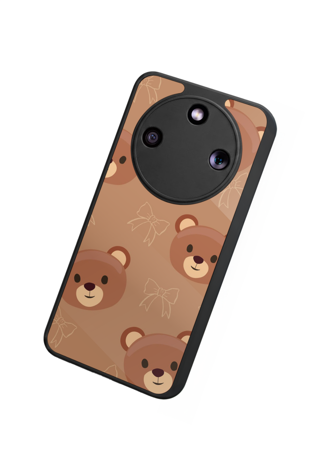 Honor Magic 8 Lite Uyumlu Ayı Tasarımlı Glossy Premium Kılıf