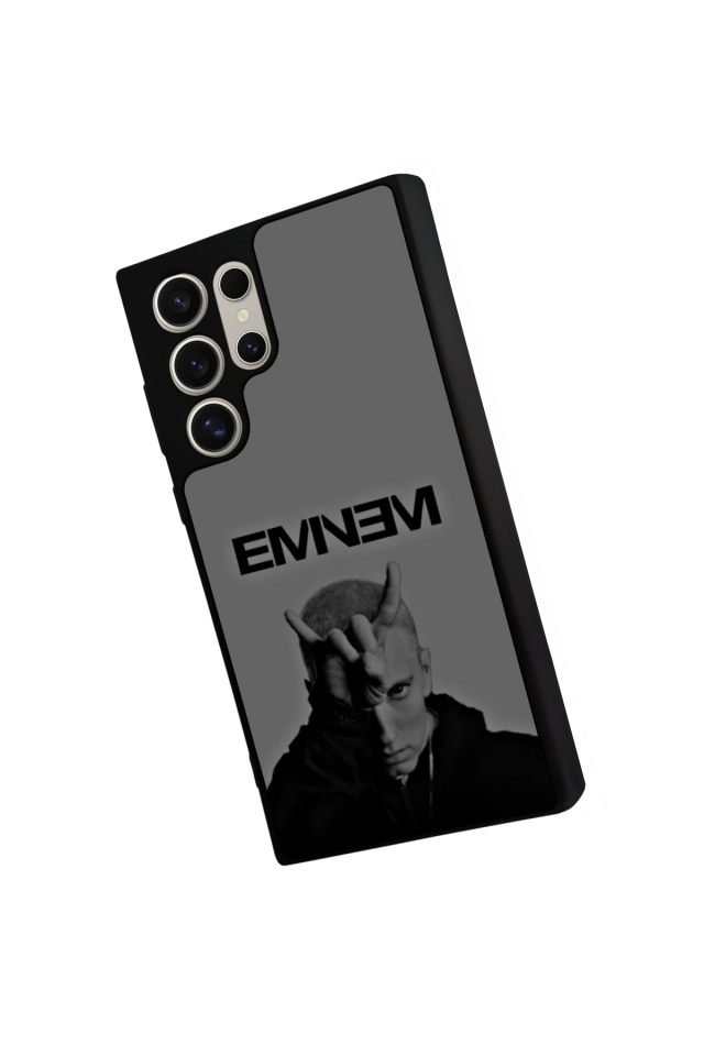 Samsung Galaxy S24 Ultra Uyumlu Eminem Tasarımlı Glossy Premium Kılıf