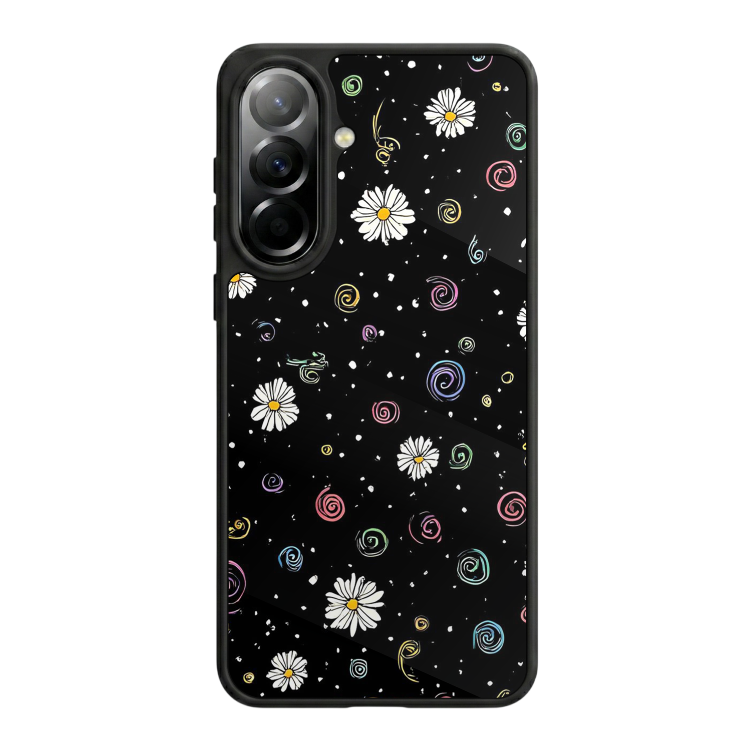 Samsung Galaxy A37 Uyumlu Floral Tasarımlı Glossy Premium Kılıf