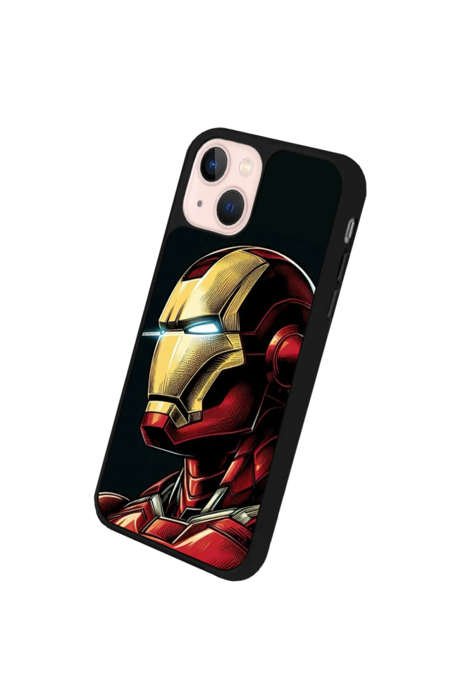 iPhone 15 Plus Uyumlu  Iron Man ( Demir Adam ) Tasarımlı Glossy Premium Kılıf