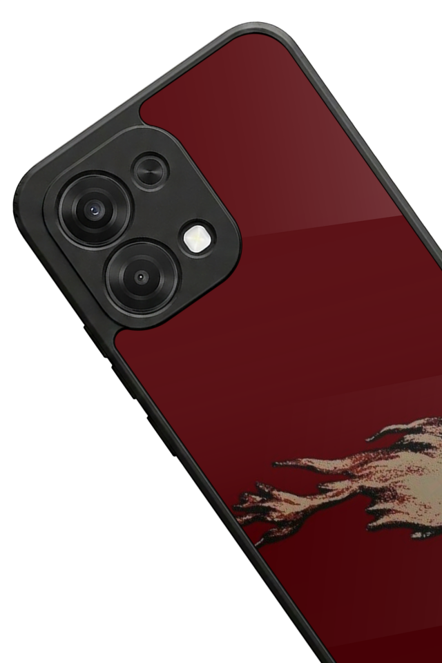 Oppo A6 Pro Uyumlu Kalp Love Tasarımlı Glossy Premium Kılıf