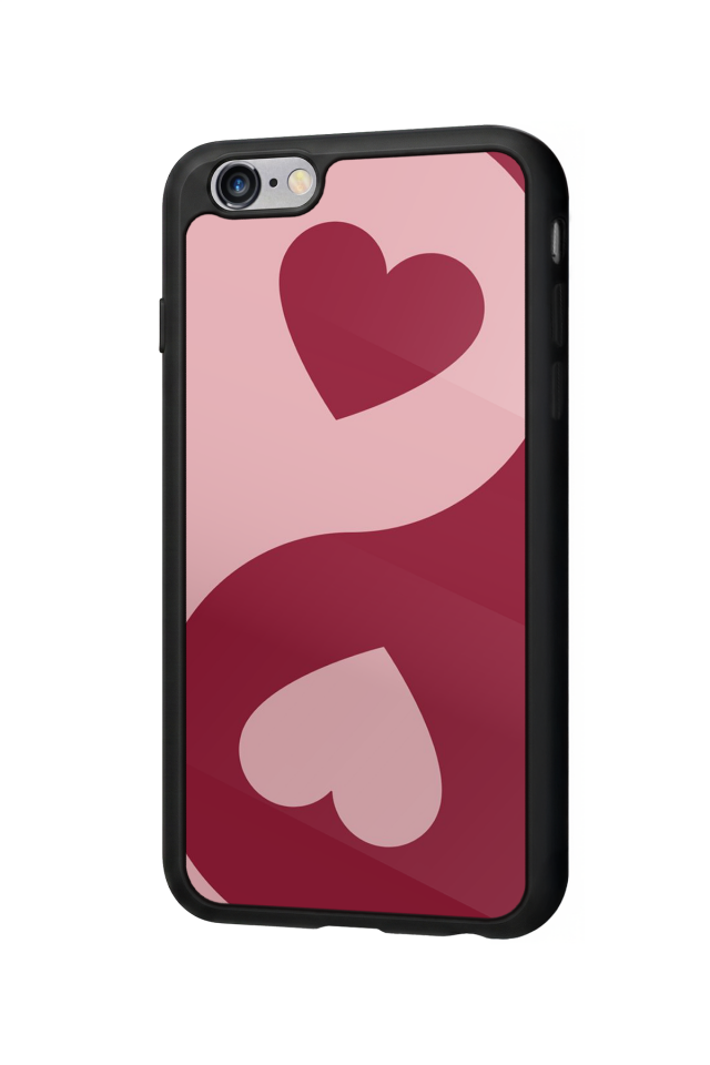iPhone 6 Plus Uyumlu Kalp Love Tasarımlı Glossy Premium Kılıf