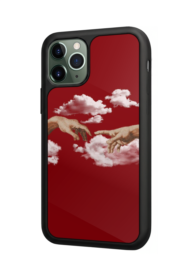 iPhone 11 Pro Uyumlu Kirmizi Tasarımlı Glossy Premium Kılıf