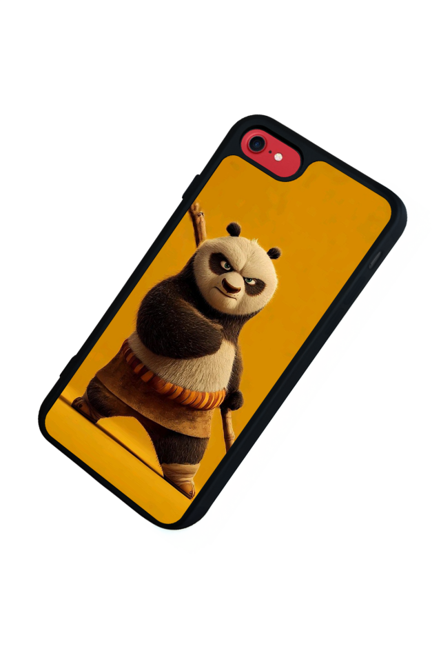 iPhone 8 Uyumlu Kung Fu Panda Tasarımlı Glossy Premium Kılıf