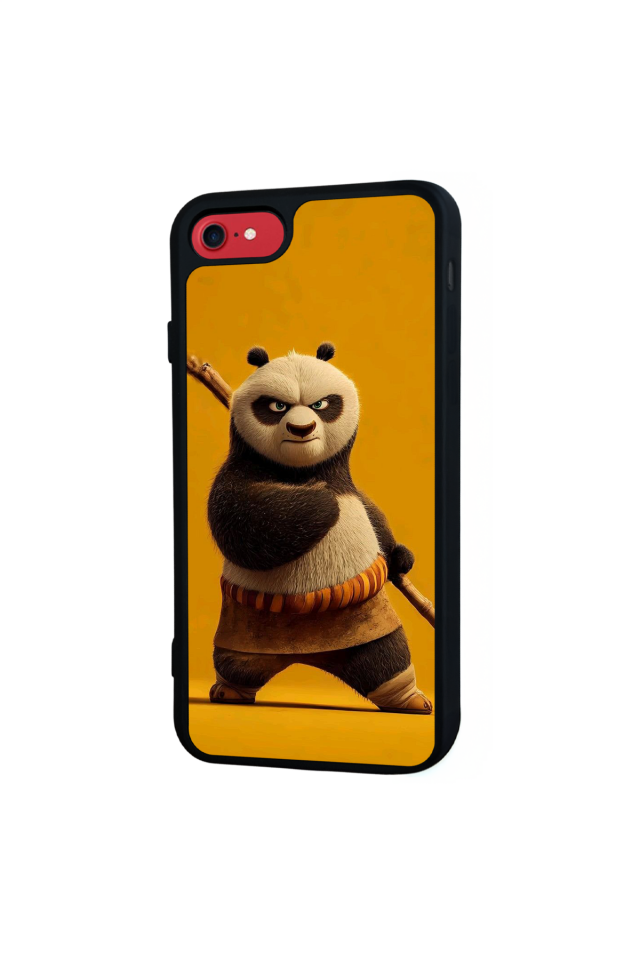 iPhone 8 Uyumlu Kung Fu Panda Tasarımlı Glossy Premium Kılıf