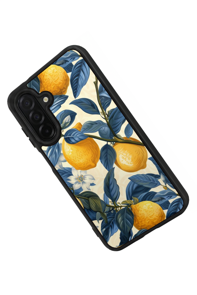 Samsung Galaxy A56 Uyumlu Limon Tasarımlı Glossy Premium Kılıf