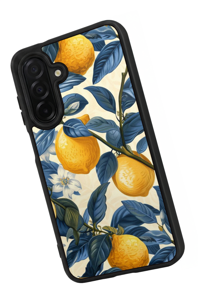 Samsung Galaxy A56 Uyumlu Limon Tasarımlı Glossy Premium Kılıf