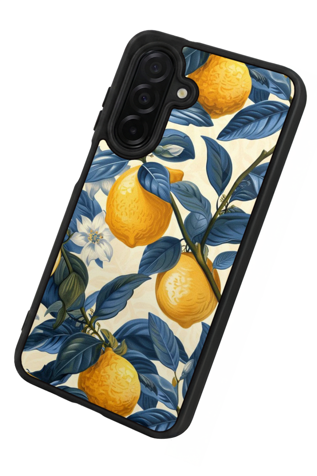 Samsung Galaxy A56 Uyumlu Limon Tasarımlı Glossy Premium Kılıf