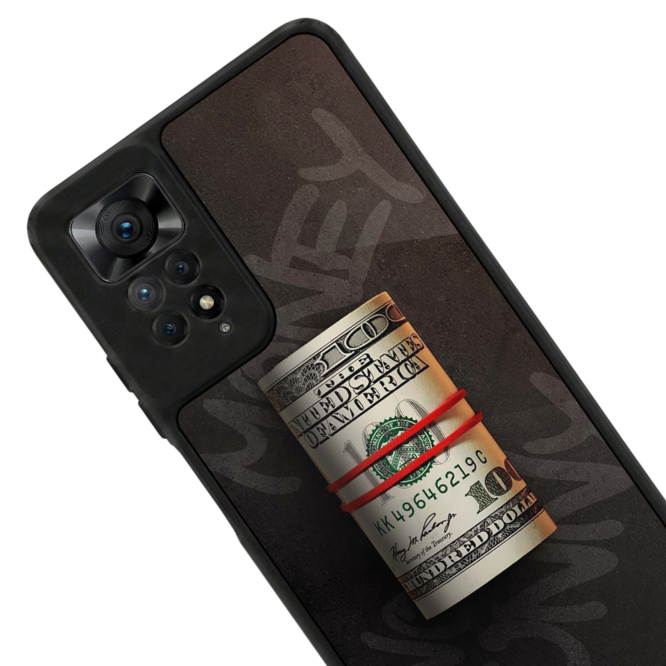 Xiaomi Redmi Note 11 Pro Uyumlu Para Tasarımlı Glossy Premium Kılıf