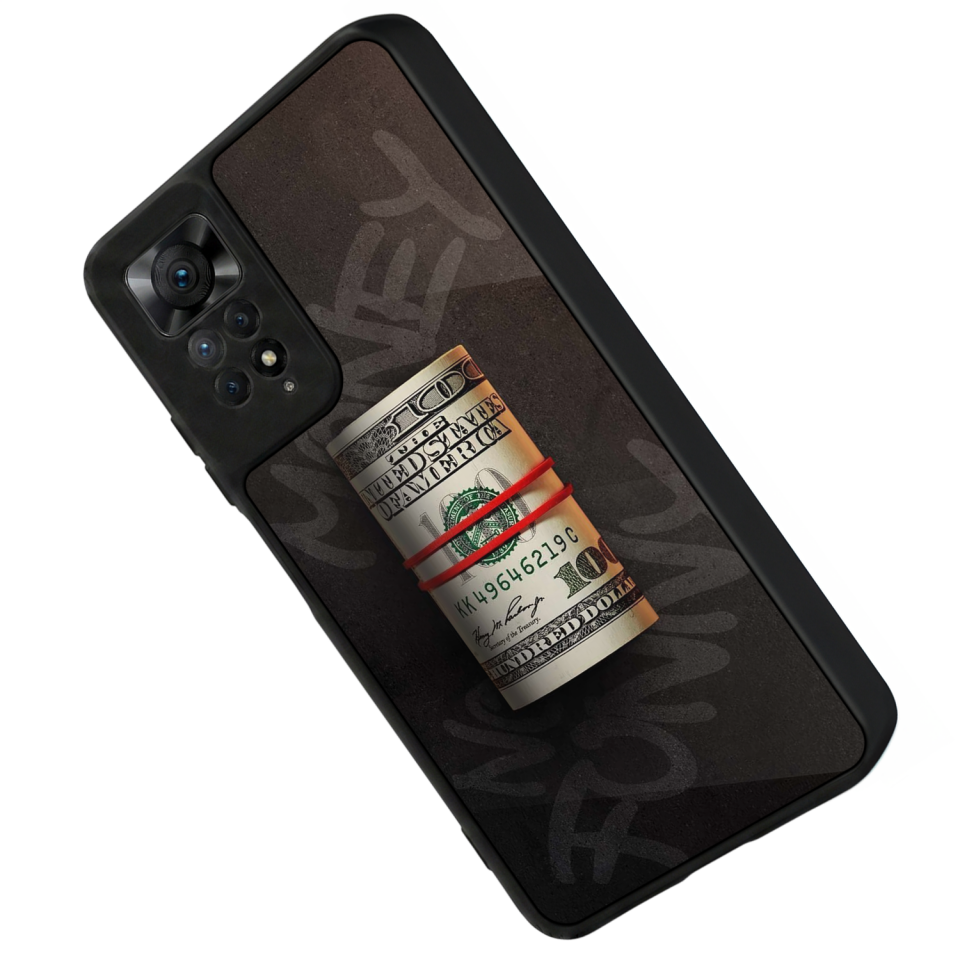 Xiaomi Redmi Note 11 Pro Uyumlu Para Tasarımlı Glossy Premium Kılıf