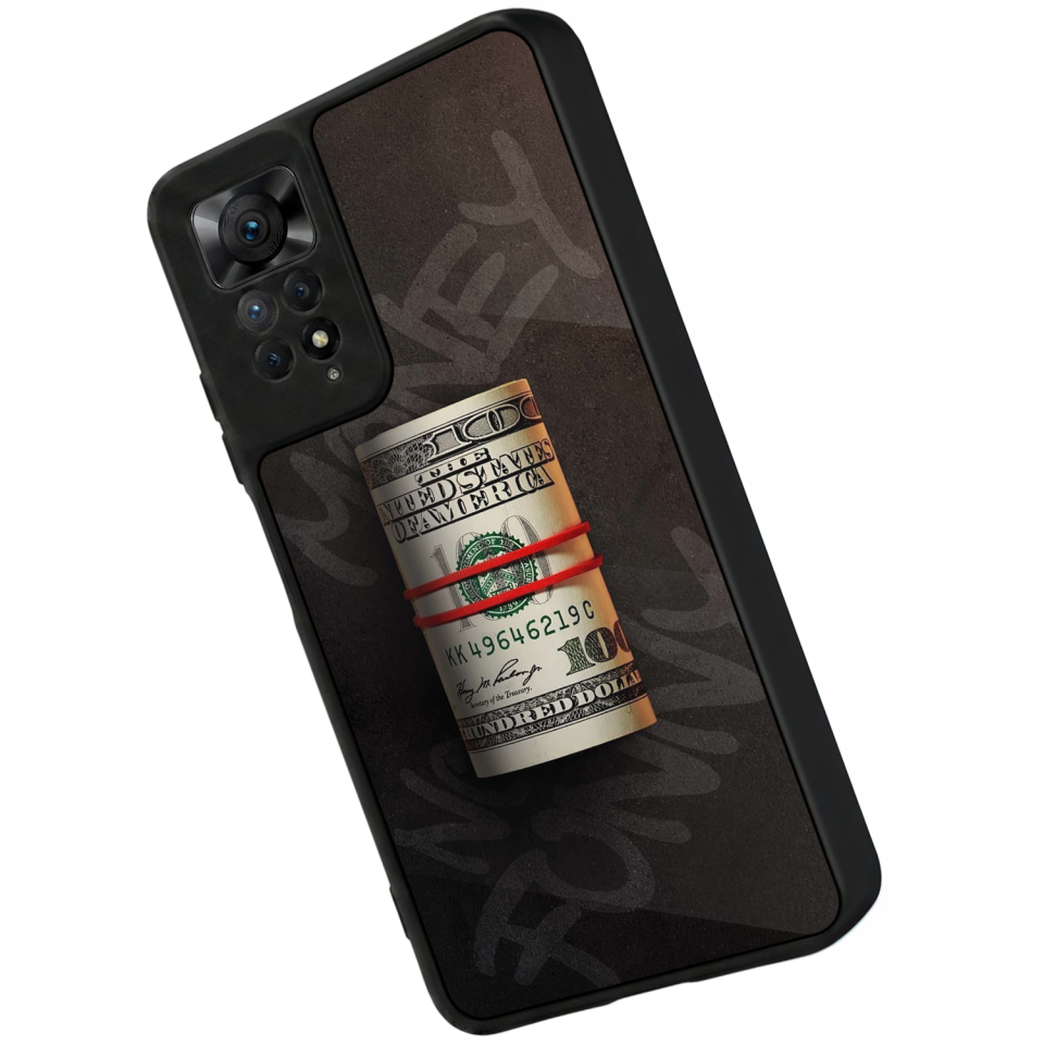 Xiaomi Redmi Note 11 Pro Uyumlu Para Tasarımlı Glossy Premium Kılıf