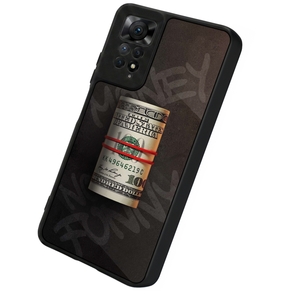Xiaomi Redmi Note 11 Pro Uyumlu Para Tasarımlı Glossy Premium Kılıf