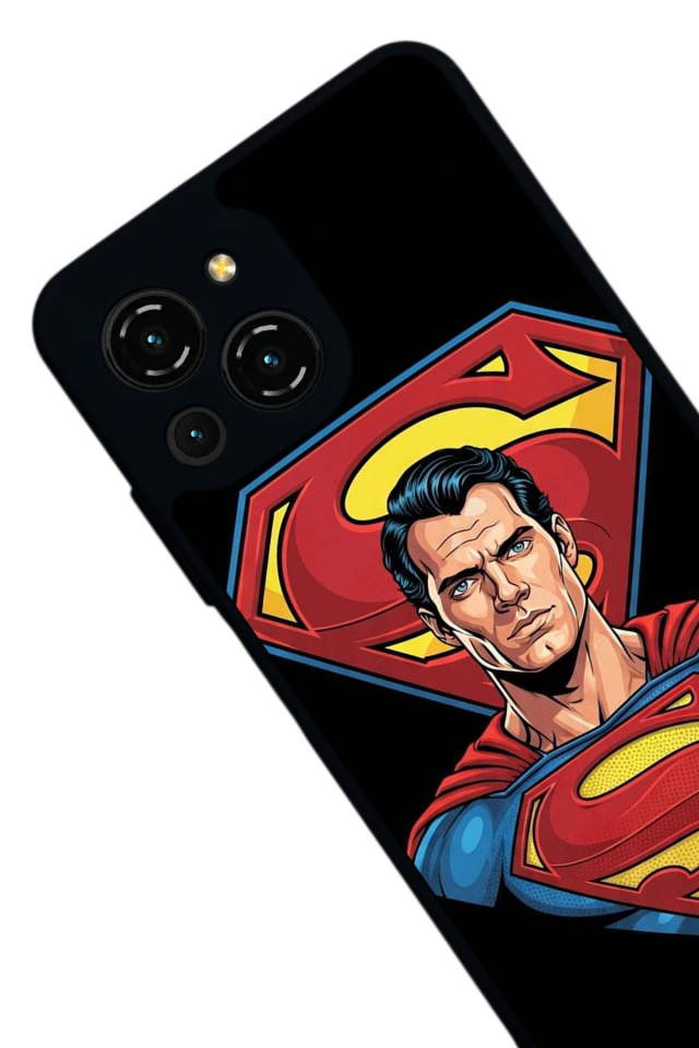 Reeder S23 Pro Max Uyumlu Superman Tasarımlı Glossy Premium Kılıf